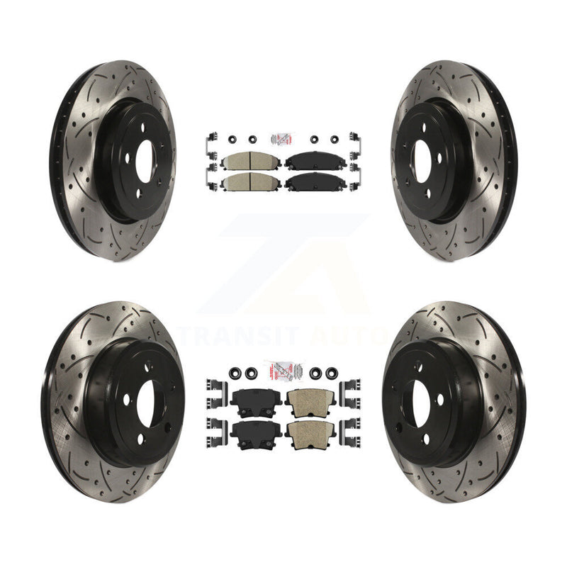 Transit Auto KDA-101075 Disc Brake Kit for 2005-2023 Dodge Challenger, Dodge Charger, Chrysler 300 & more - Front and Rear product image