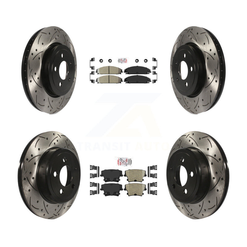 Transit Auto KDA-101076 Disc Brake Kit for 2005-2023 Dodge Challenger, Dodge Charger, Chrysler 300 & more - Front and Rear product image