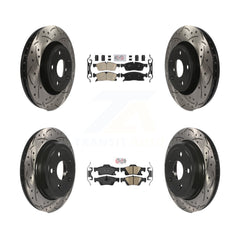 Transit Auto KDA-101100 Disc Brake Kit for 2022 Jeep Grand Cherokee WK - Front and Rear product image