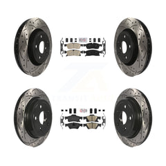 Transit Auto KDA-101101 Disc Brake Kit for 2022 Jeep Grand Cherokee WK - Front and Rear product image