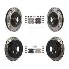 Transit Auto KDA-101106 Disc Brake Kit for 2008-2013 Subaru WRX, Subaru Legacy, Subaru Impreza & more - Front and Rear product image