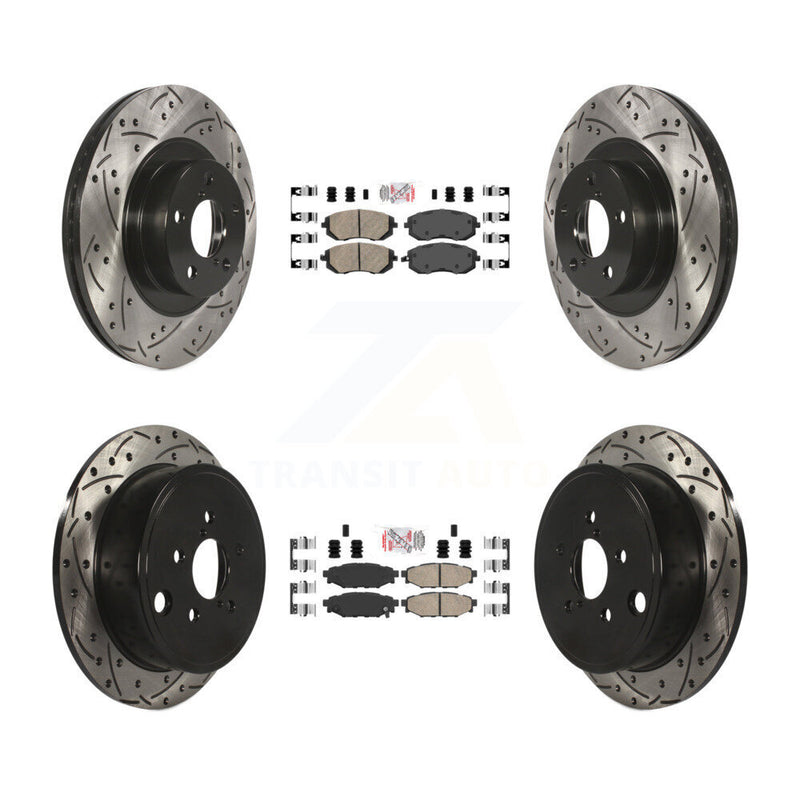 Transit Auto KDA-101107 Disc Brake Kit for 2008-2013 Subaru WRX, Subaru Legacy, Subaru Impreza & more - Front and Rear product image