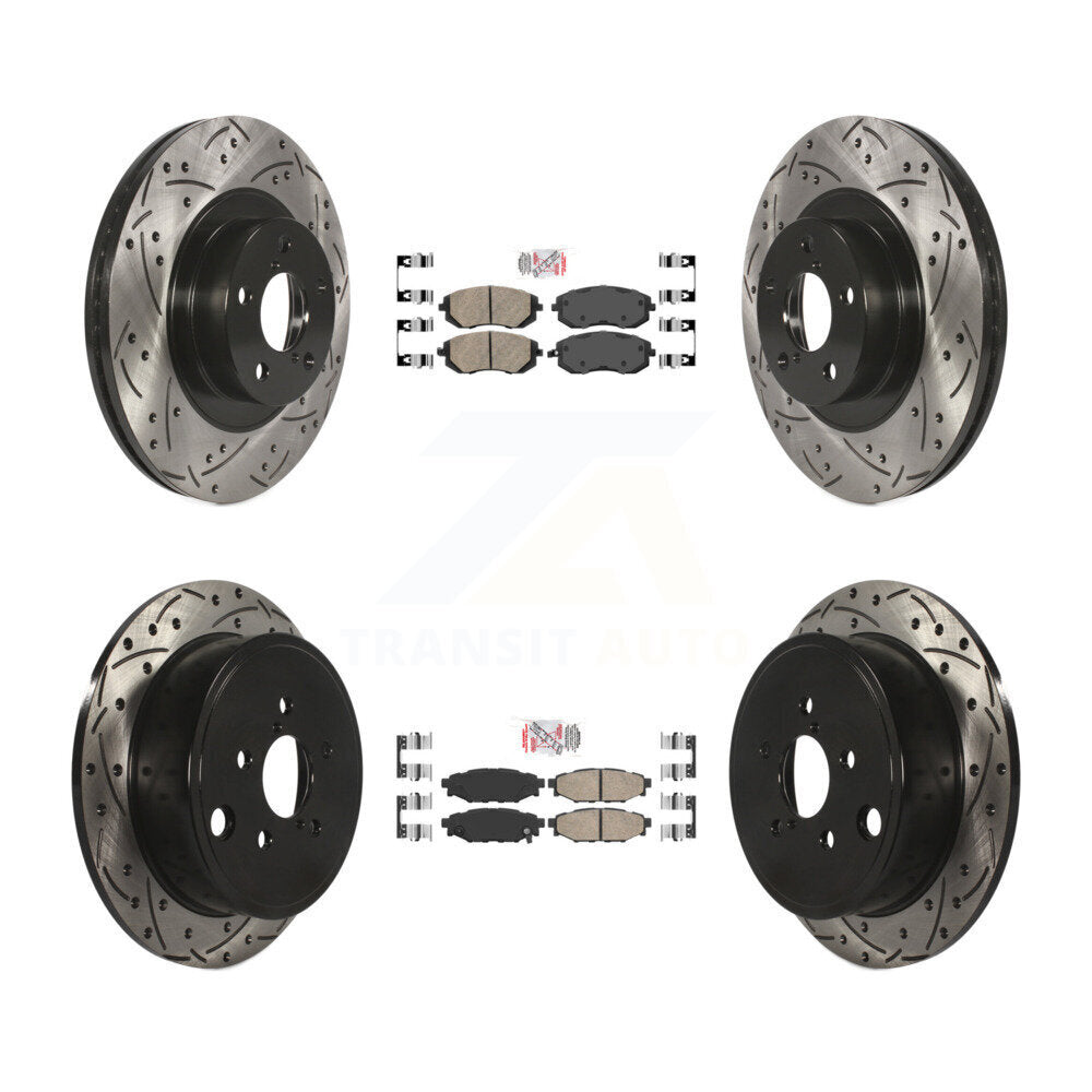 Transit Auto KDA-101108 Disc Brake Kit for 2008-2013 Subaru WRX, Subaru Legacy, Subaru Impreza & more - Front and Rear product image