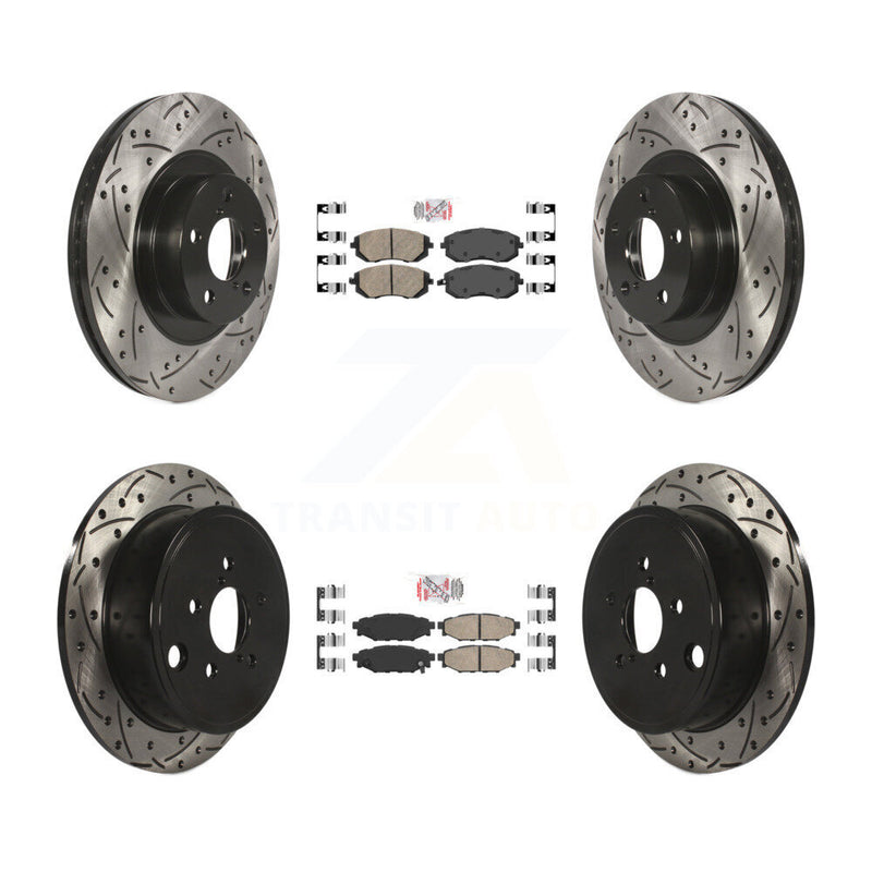 Transit Auto KDA-101108 Disc Brake Kit for 2008-2013 Subaru WRX, Subaru Legacy, Subaru Impreza & more - Front and Rear product image