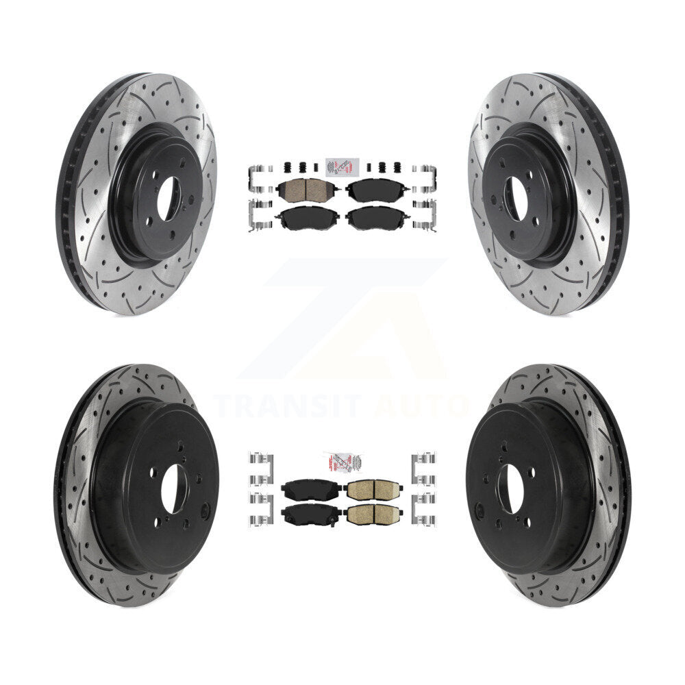 Transit Auto KDA-101113 Disc Brake Kit for 2010-2014 Subaru Legacy, Subaru Outback - Front and Rear product image