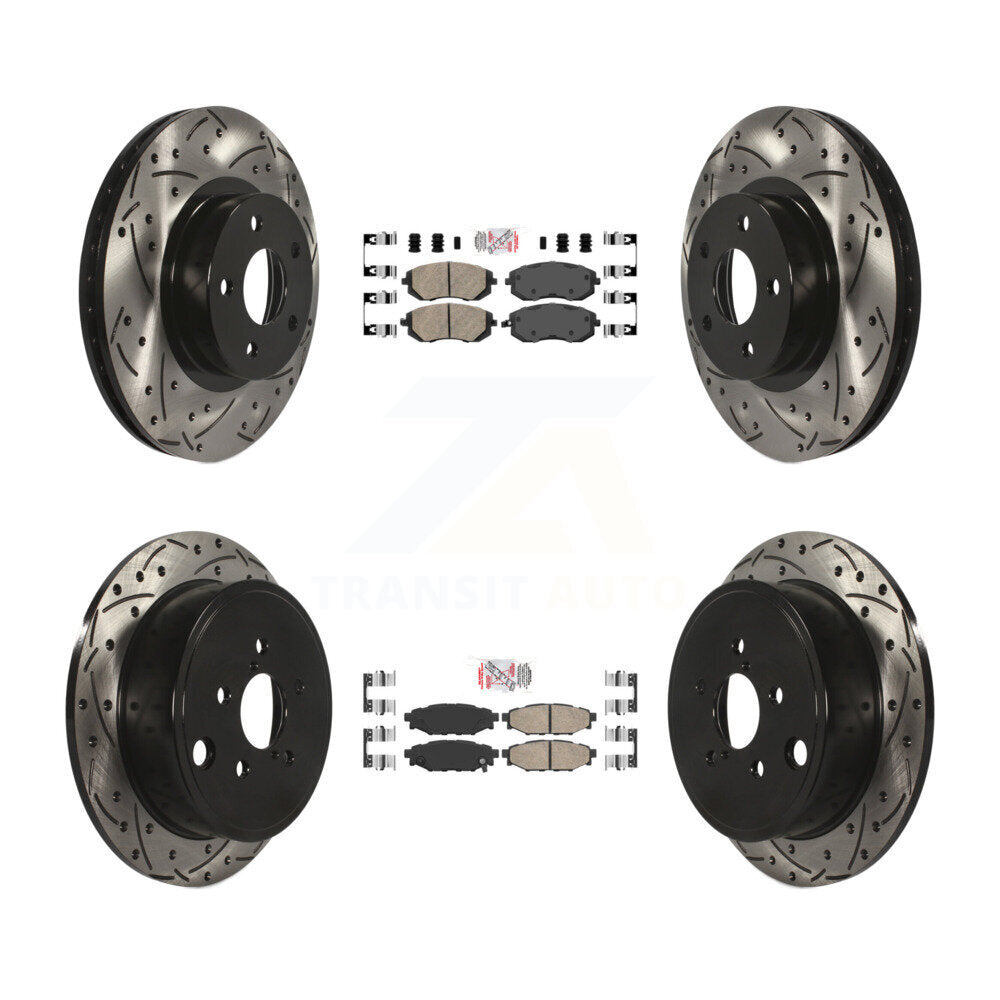 Transit Auto KDA-101114 Disc Brake Kit for 2008-2010 Subaru Impreza - Front and Rear product image