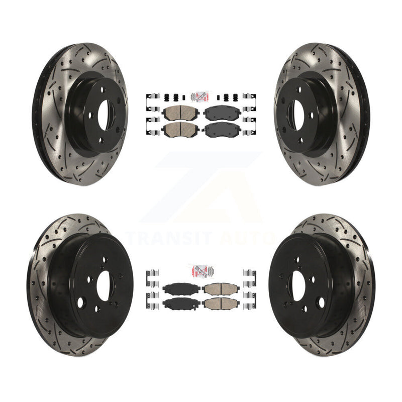 Transit Auto KDA-101114 Disc Brake Kit for 2008-2010 Subaru Impreza - Front and Rear product image