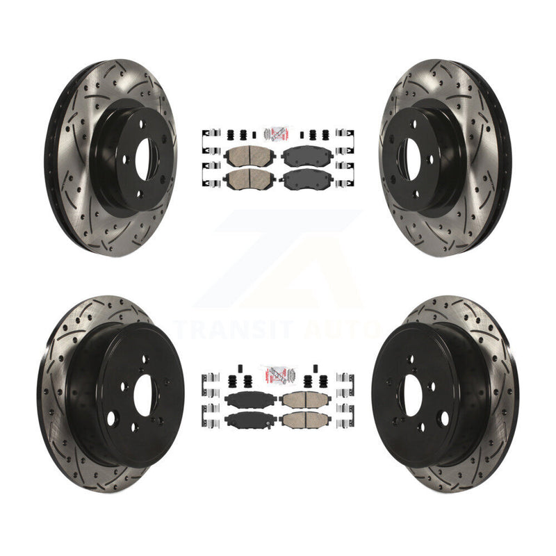 Transit Auto KDA-101115 Disc Brake Kit for 2008-2010 Subaru Impreza - Front and Rear product image