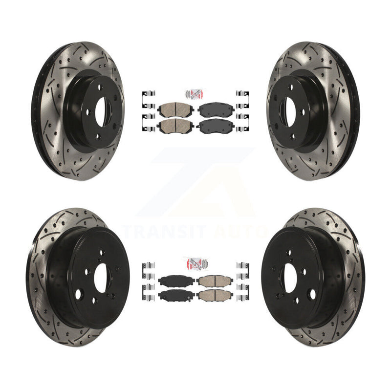 Transit Auto KDA-101119 Disc Brake Kit for 2008-2010 Subaru Impreza - Front and Rear product image