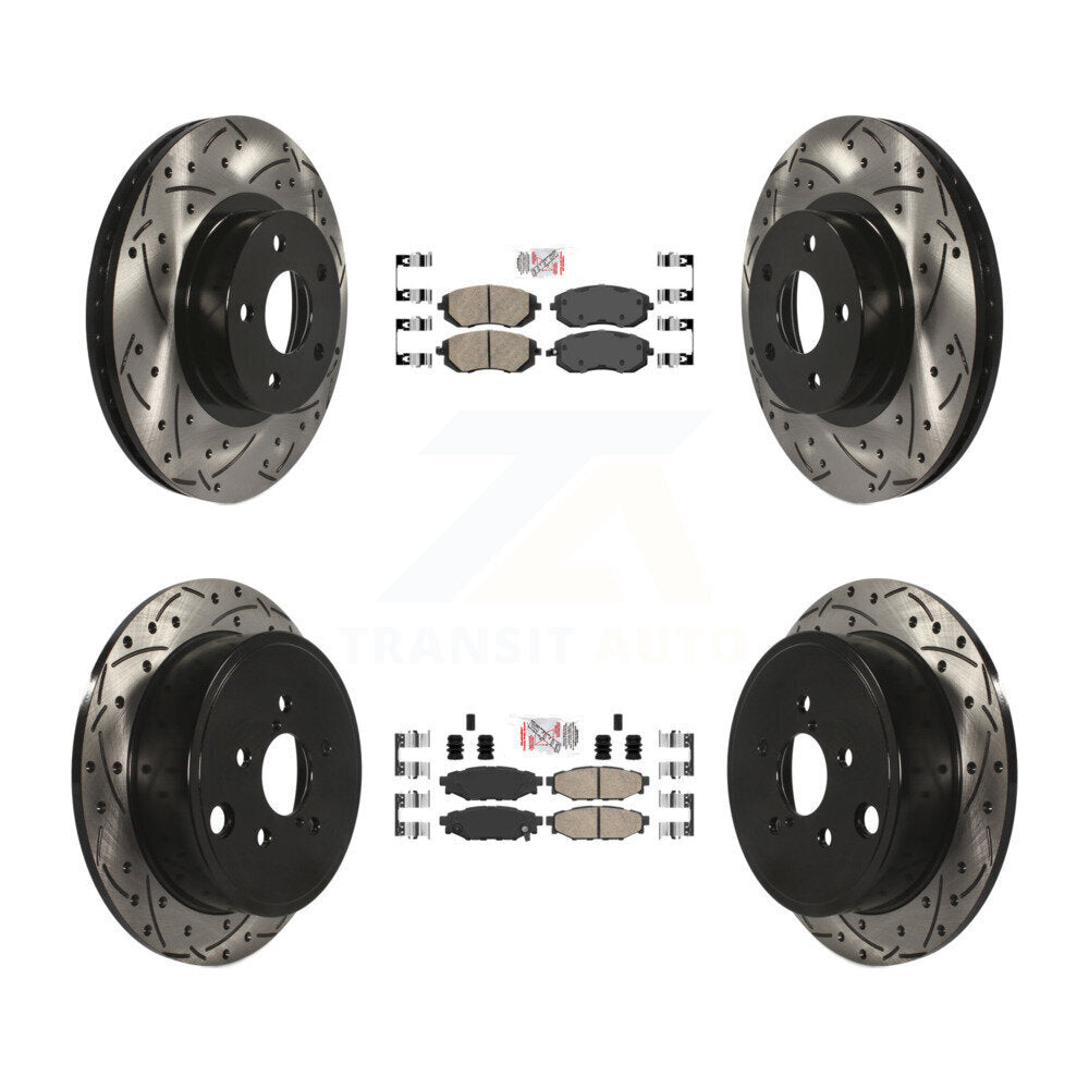 Transit Auto KDA-101120 Disc Brake Kit for 2008-2010 Subaru Impreza - Front and Rear product image