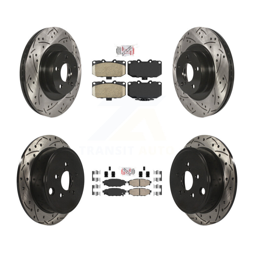 Transit Auto KDA-101125 Disc Brake Kit for 2008 Subaru Impreza - Front and Rear product image
