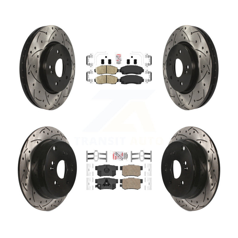 Transit Auto KDA-101126 Disc Brake Kit for 2007-2016 Honda CR-V, Acura RDX - Front and Rear product image