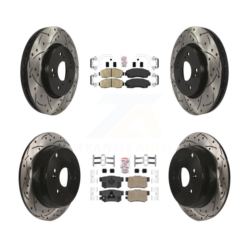 Transit Auto KDA-101127 Disc Brake Kit for 2007-2016 Honda CR-V, Acura RDX - Front and Rear product image