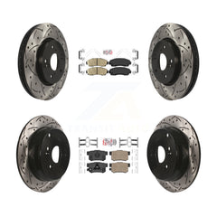 Transit Auto KDA-101128 Disc Brake Kit for 2007-2016 Honda CR-V, Acura RDX - Front and Rear product image