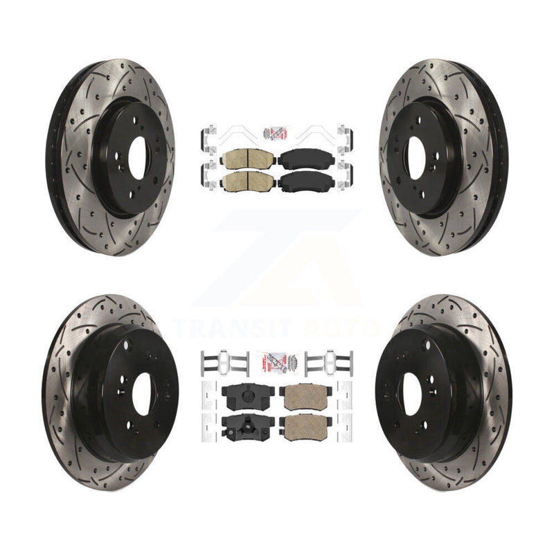 Transit Auto KDA-101128 Disc Brake Kit for 2007-2016 Honda CR-V, Acura RDX - Front and Rear product image