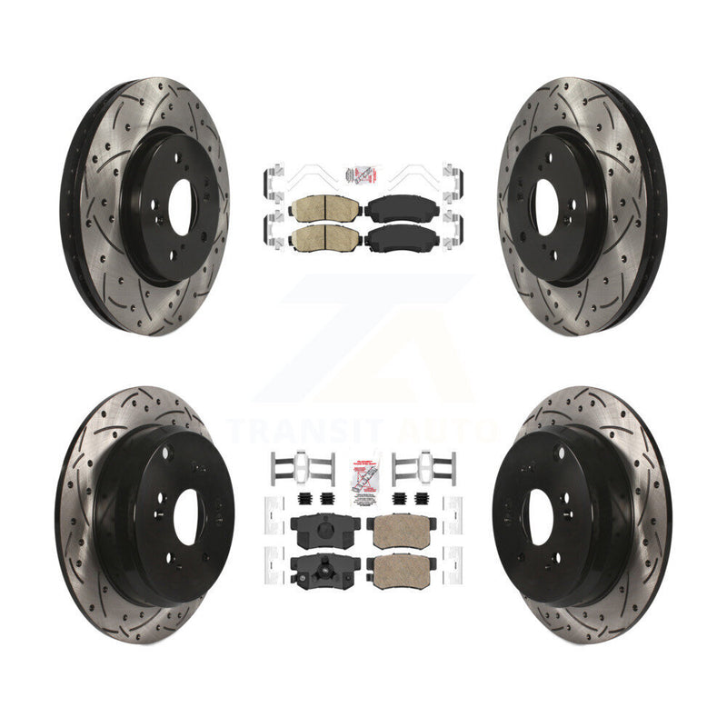 Transit Auto KDA-101129 Disc Brake Kit for 2007-2016 Honda CR-V, Acura RDX - Front and Rear product image