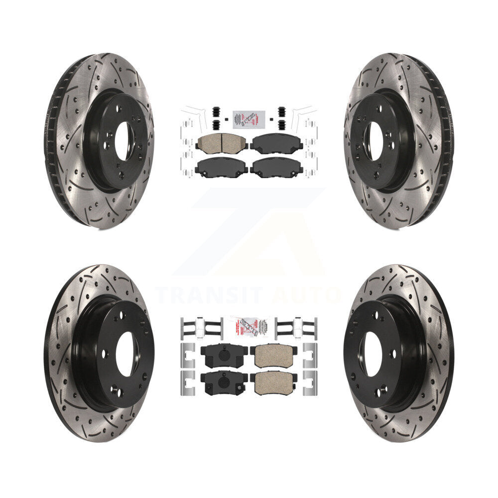 Transit Auto KDA-101132 Disc Brake Kit for 2015 Honda Civic - Front and Rear product image
