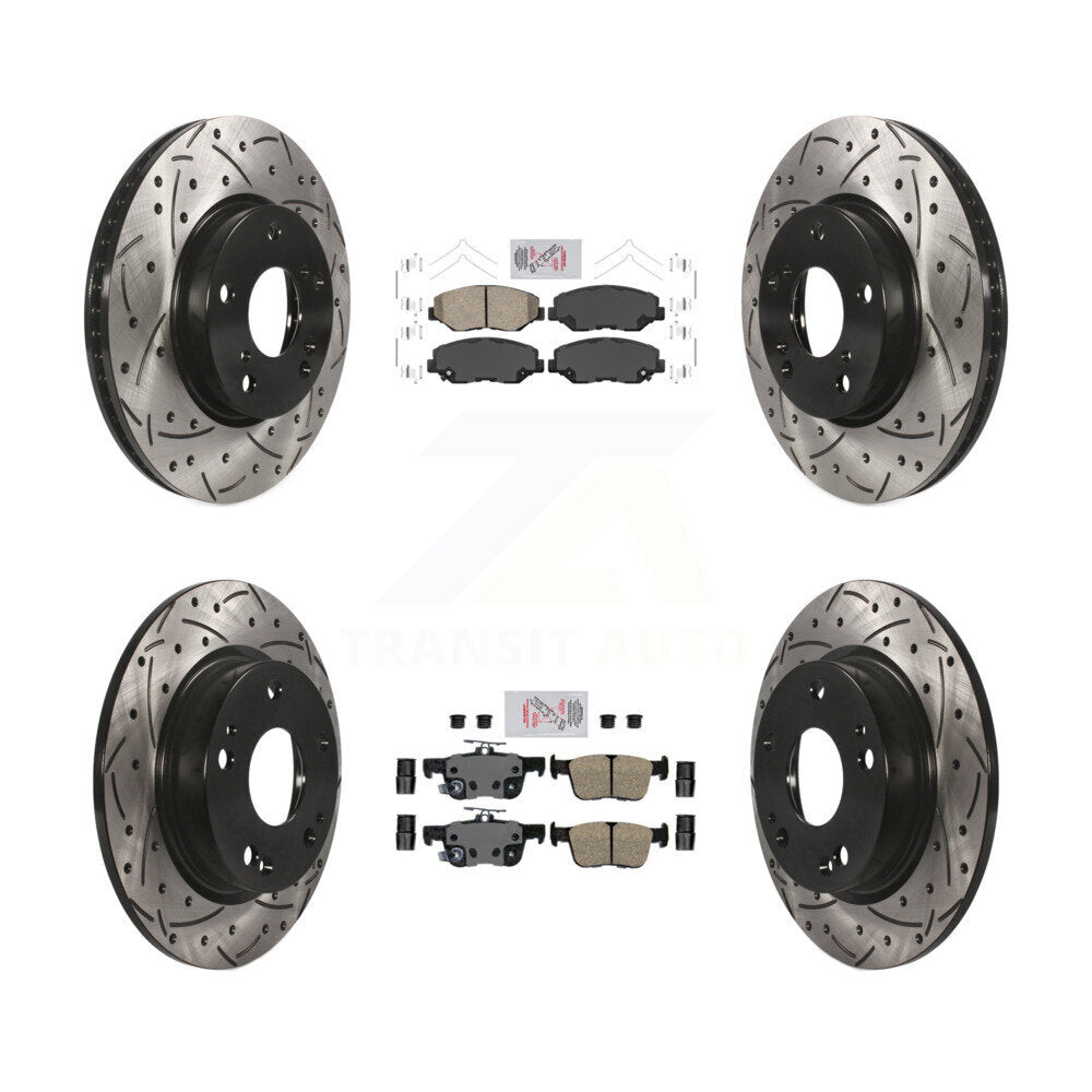 Transit Auto KDA-101134 Disc Brake Kit for 2020-2021 Honda Civic - Front and Rear product image