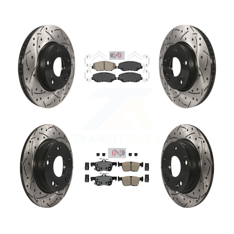Transit Auto KDA-101134 Disc Brake Kit for 2020-2021 Honda Civic - Front and Rear product image
