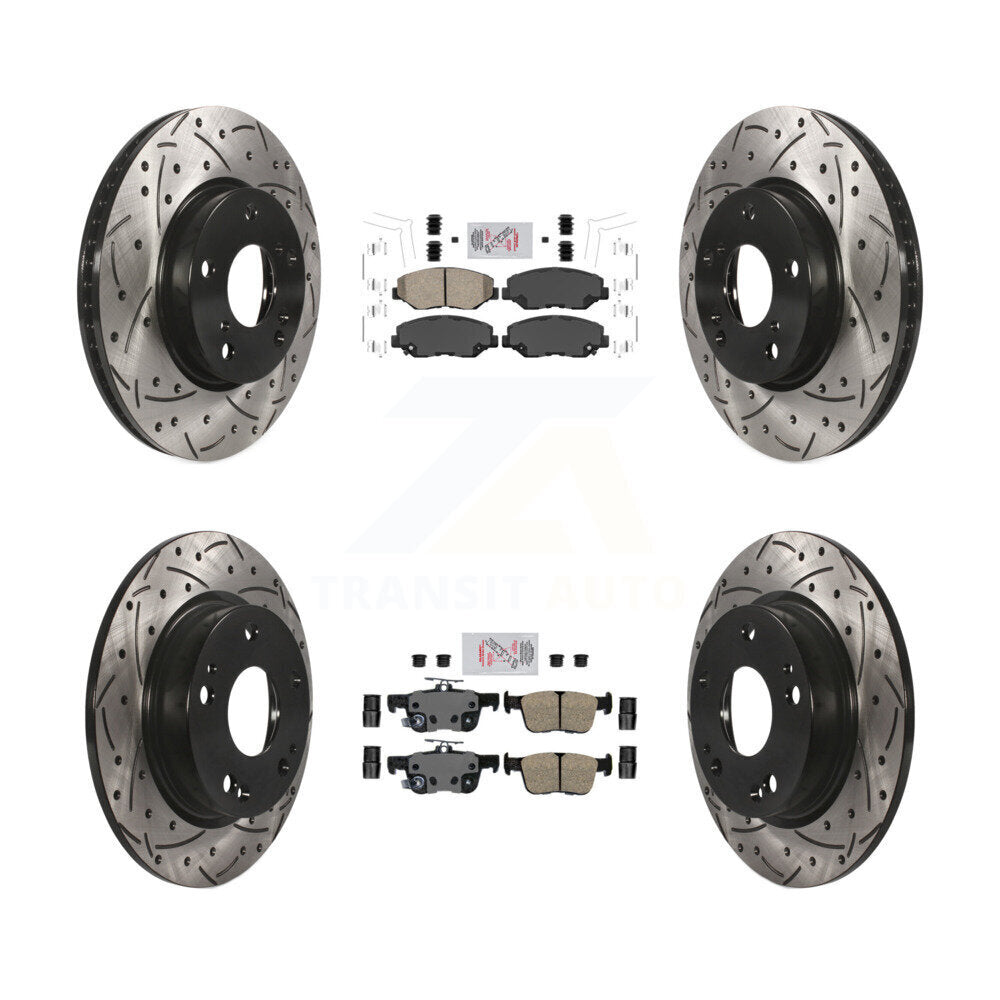 Transit Auto KDA-101136 Disc Brake Kit for 2020-2021 Honda Civic - Front and Rear product image