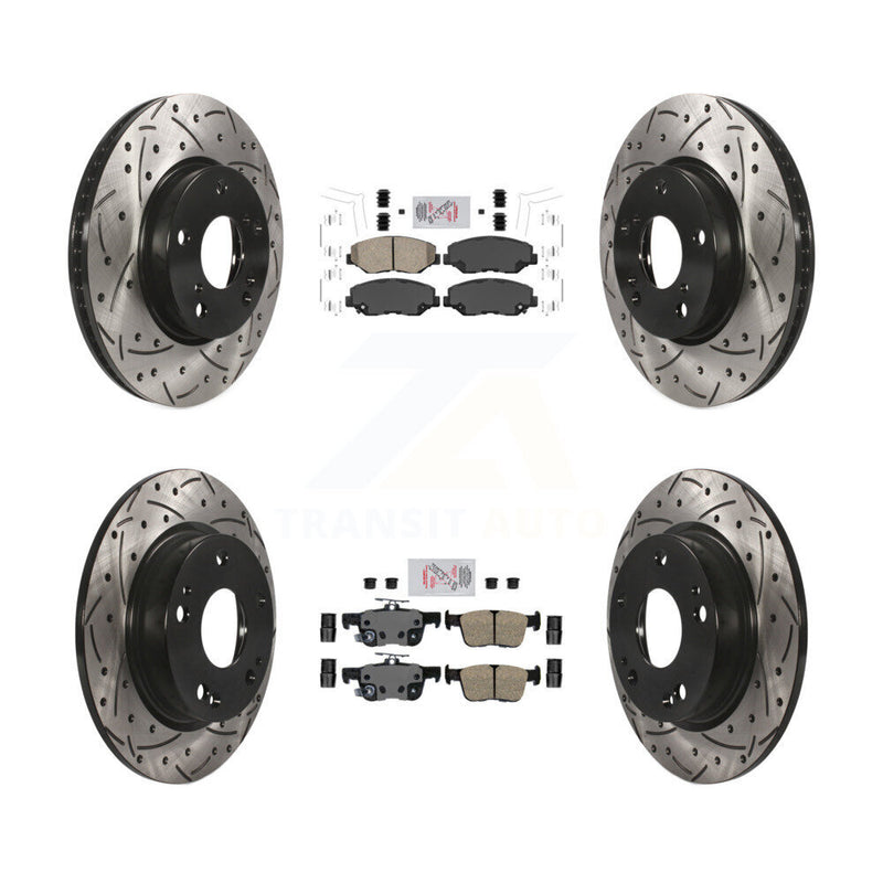Transit Auto KDA-101136 Disc Brake Kit for 2020-2021 Honda Civic - Front and Rear product image