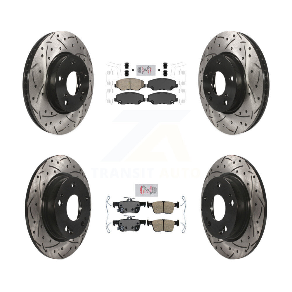 Transit Auto KDA-101137 Disc Brake Kit for 2020-2021 Honda Civic - Front and Rear product image