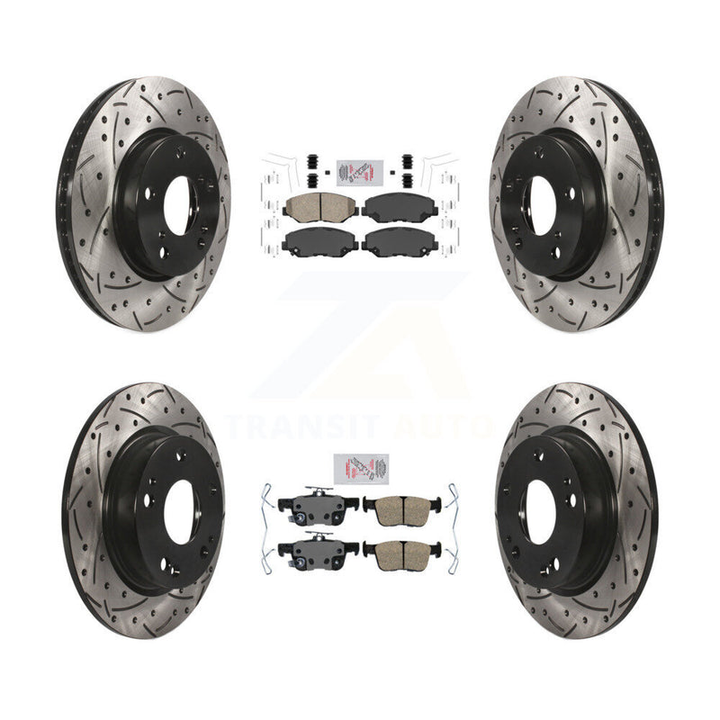 Transit Auto KDA-101137 Disc Brake Kit for 2020-2021 Honda Civic - Front and Rear product image