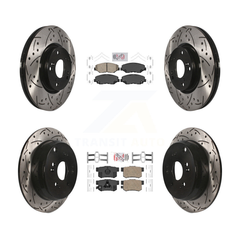Transit Auto KDA-101138 Disc Brake Kit for 2005-2006 Honda CR-V - Front and Rear product image
