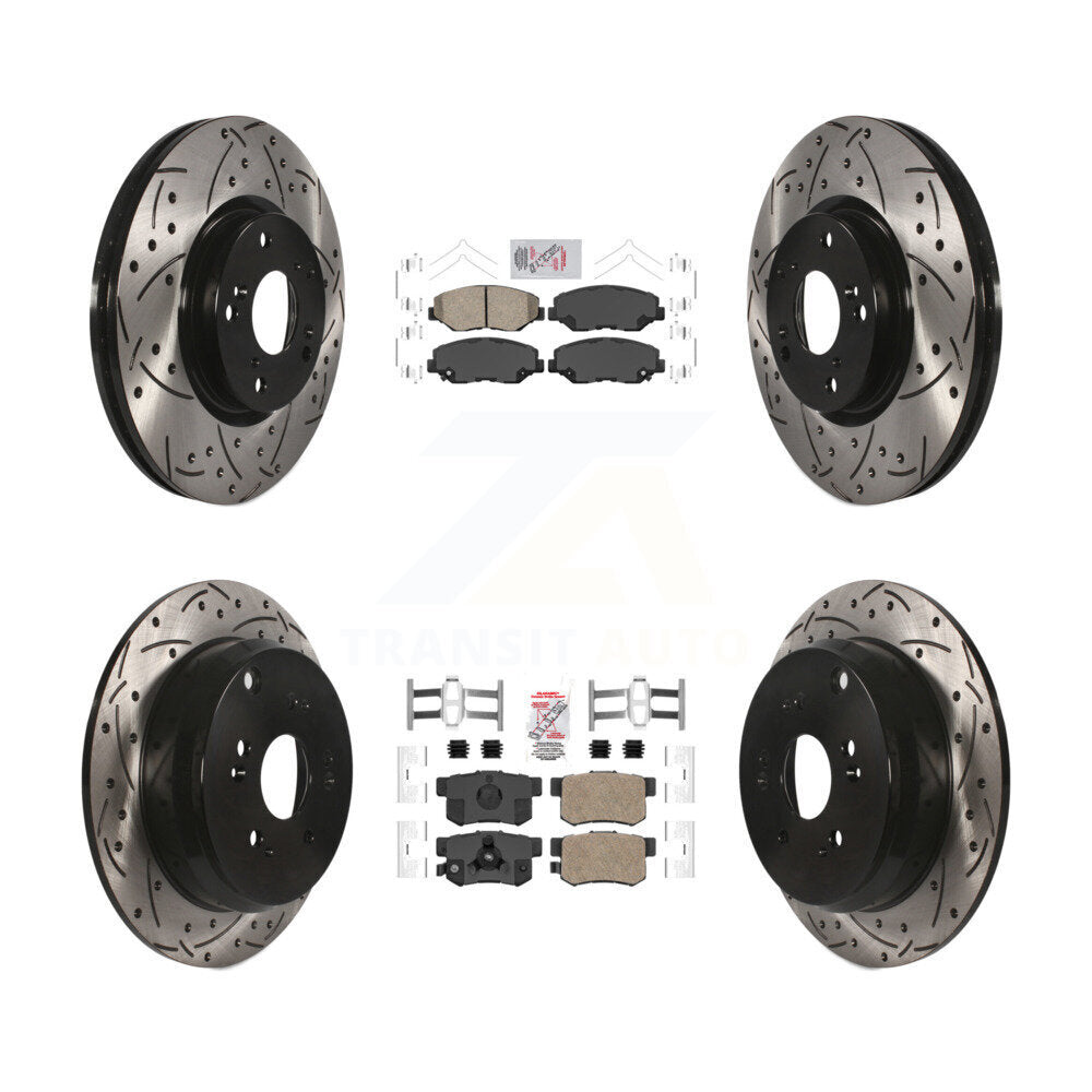 Transit Auto KDA-101139 Disc Brake Kit for 2005-2006 Honda CR-V - Front and Rear product image
