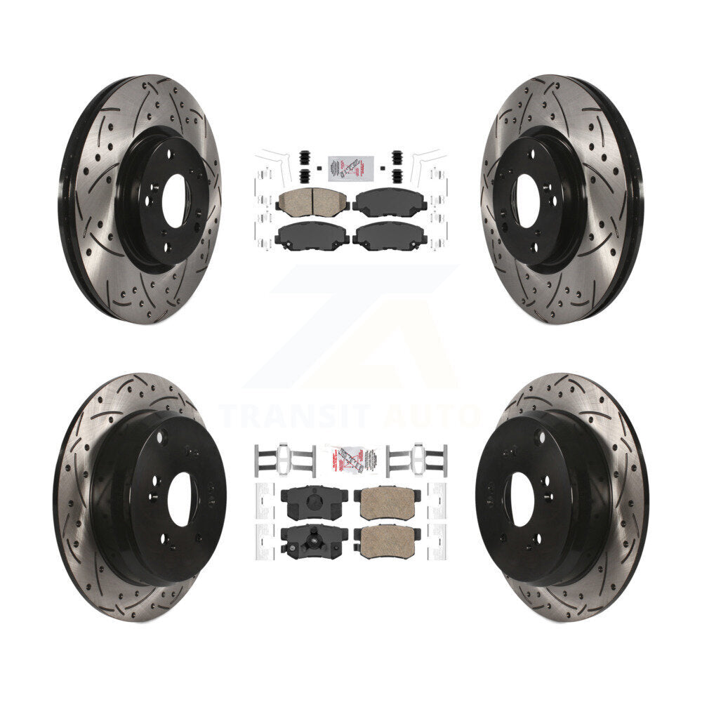 Transit Auto KDA-101140 Disc Brake Kit for 2005-2006 Honda CR-V - Front and Rear product image