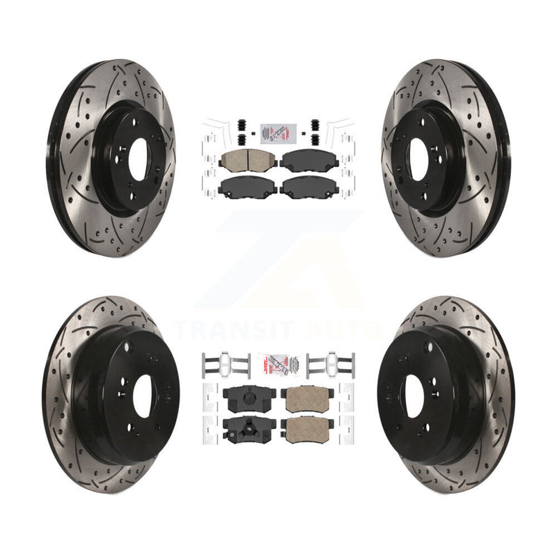 Transit Auto KDA-101140 Disc Brake Kit for 2005-2006 Honda CR-V - Front and Rear product image