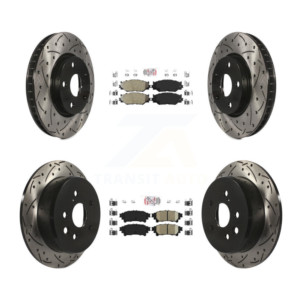 Transit Auto KDA-101144 Disc Brake Kit for 2014-2015 Lexus IS250 - Front and Rear product image