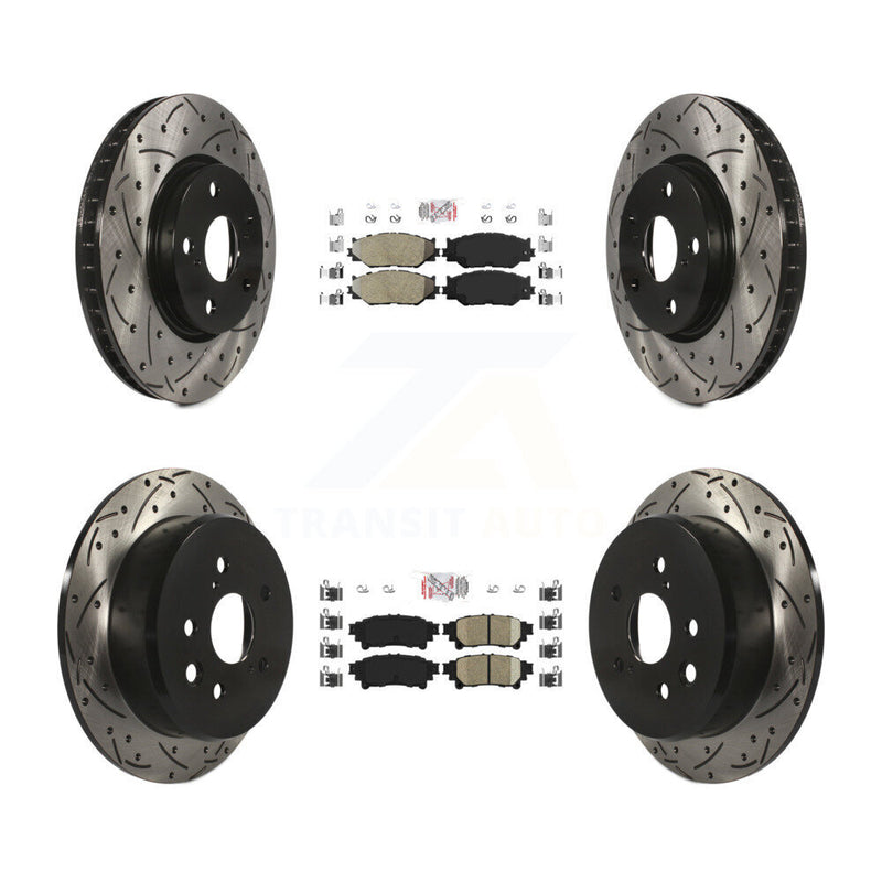 Transit Auto KDA-101144 Disc Brake Kit for 2014-2015 Lexus IS250 - Front and Rear product image
