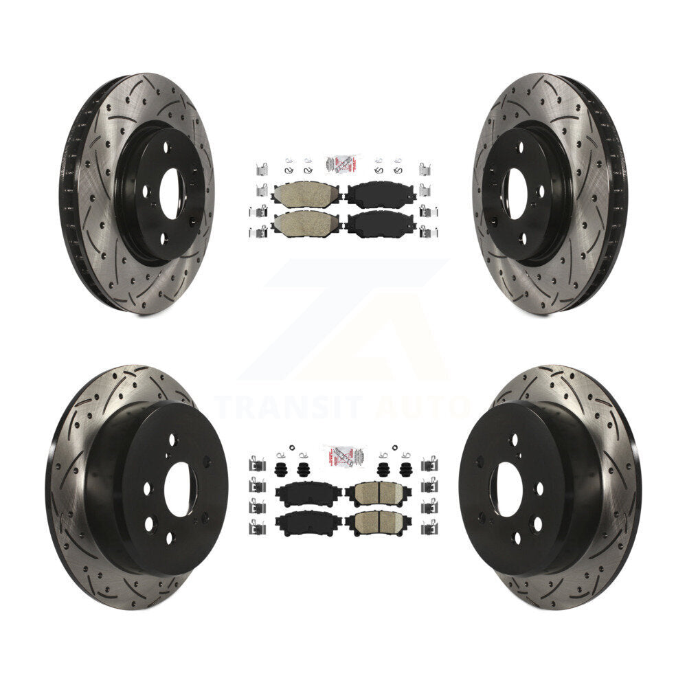 Transit Auto KDA-101145 Disc Brake Kit for 2014-2015 Lexus IS250 - Front and Rear product image