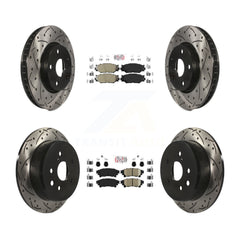 Transit Auto KDA-101145 Disc Brake Kit for 2014-2015 Lexus IS250 - Front and Rear product image