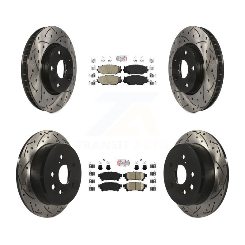 Transit Auto KDA-101145 Disc Brake Kit for 2014-2015 Lexus IS250 - Front and Rear product image