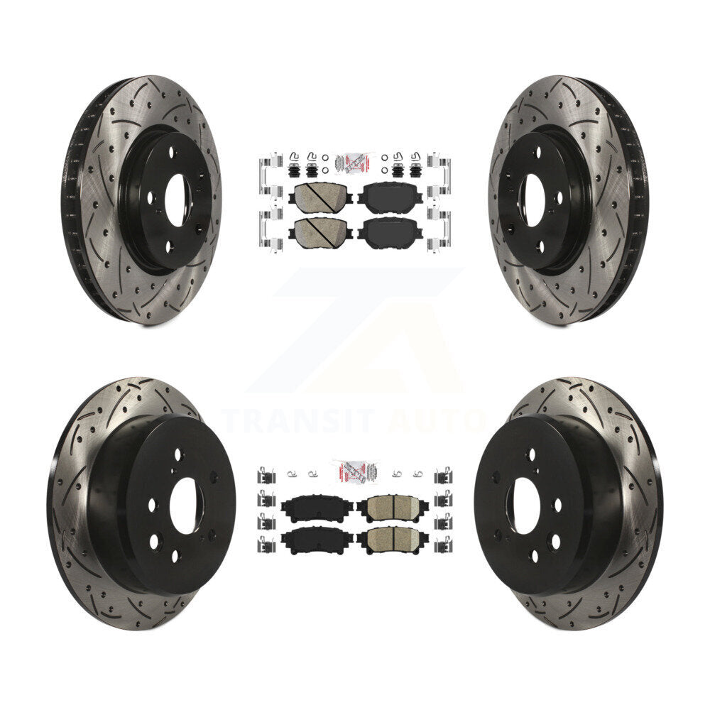 Transit Auto KDA-101146 Disc Brake Kit for 2014-2015 Lexus IS250 - Front and Rear product image