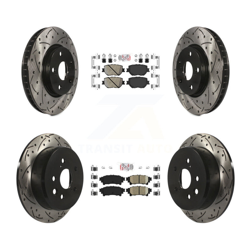 Transit Auto KDA-101146 Disc Brake Kit for 2014-2015 Lexus IS250 - Front and Rear product image
