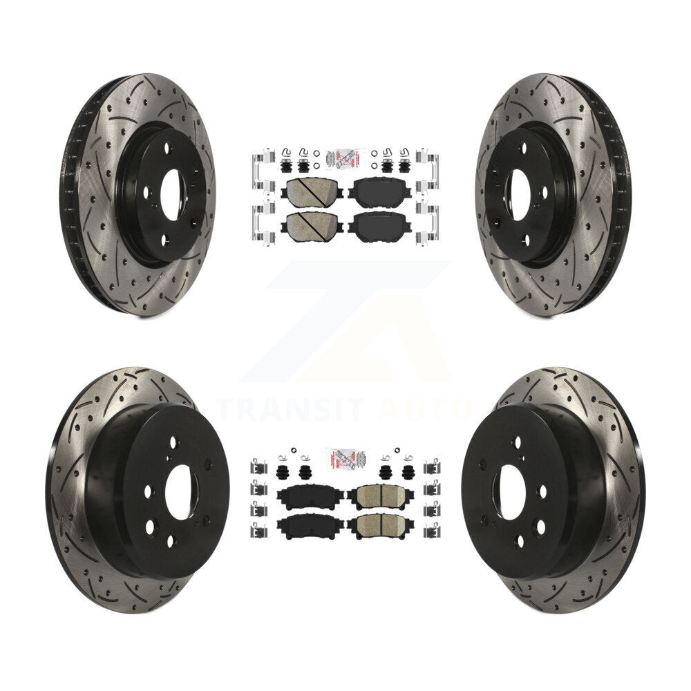 Transit Auto KDA-101147 Disc Brake Kit for 2014-2015 Lexus IS250 - Front and Rear product image