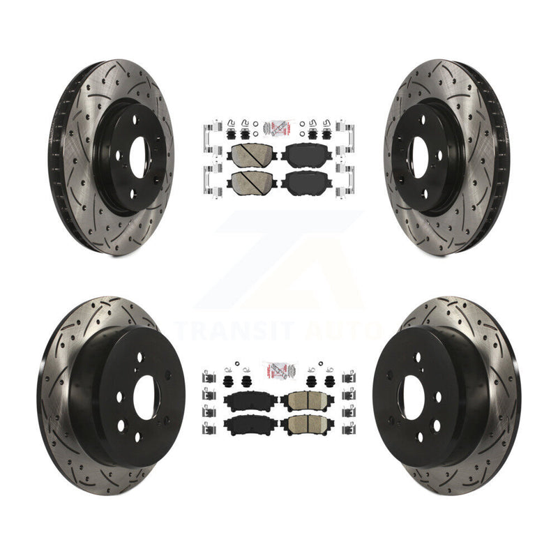 Transit Auto KDA-101147 Disc Brake Kit for 2014-2015 Lexus IS250 - Front and Rear product image