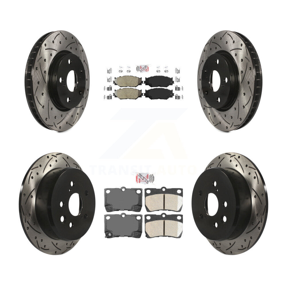 Transit Auto KDA-101148 Disc Brake Kit for 2006-2011 Lexus IS250 - Front and Rear product image
