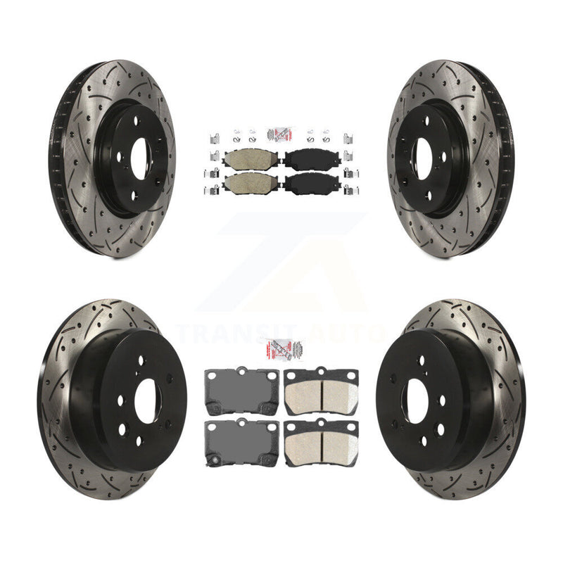 Transit Auto KDA-101148 Disc Brake Kit for 2006-2011 Lexus IS250 - Front and Rear product image