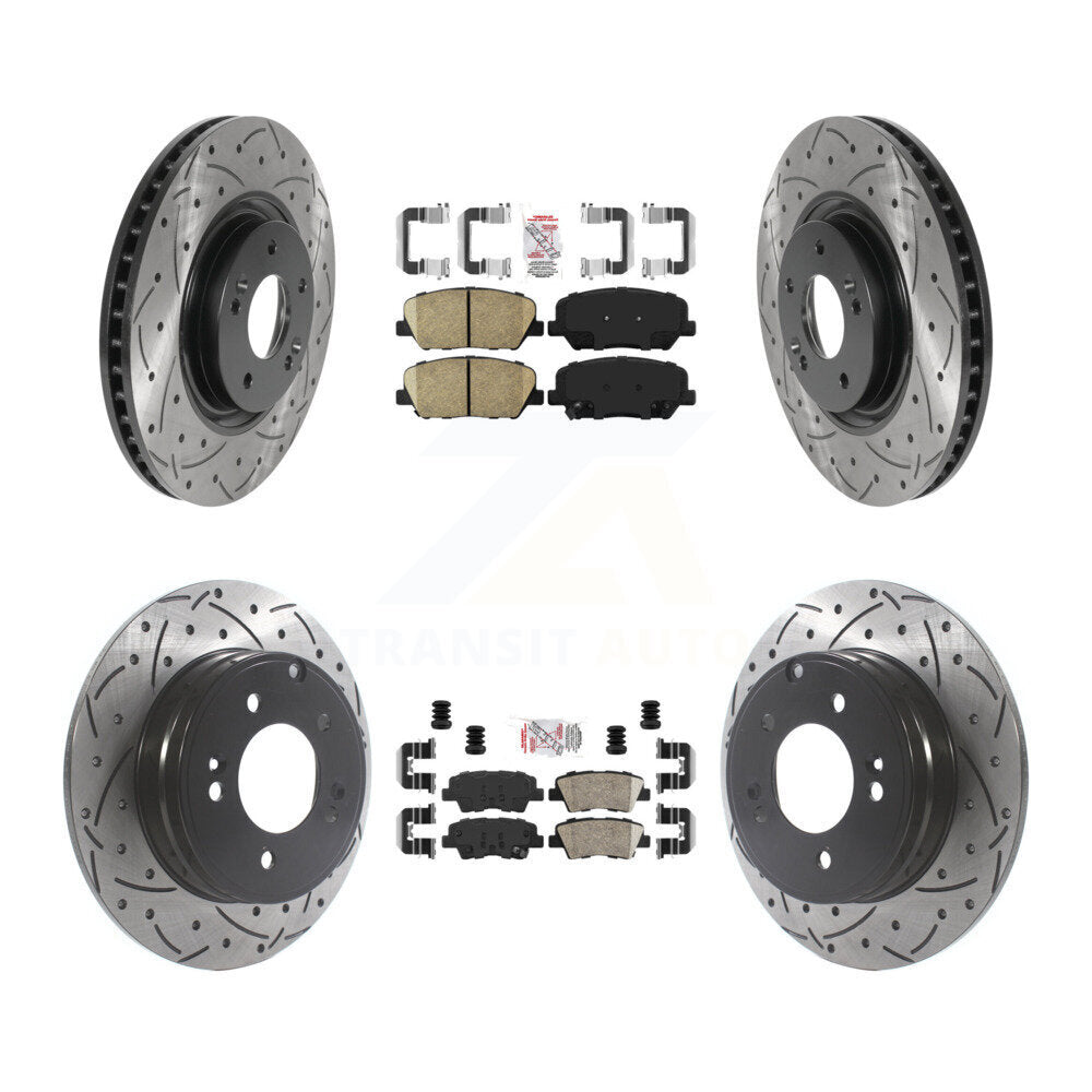 Transit Auto KDA-101150 Disc Brake Kit for 2011-2015 Kia Optima - Front and Rear product image
