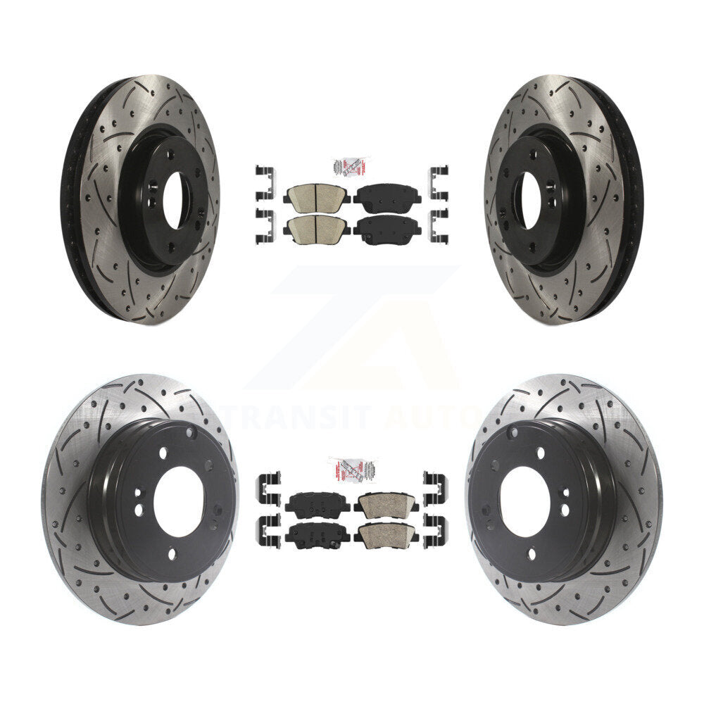 Transit Auto KDA-101151 Disc Brake Kit for 2011-2015 Hyundai Sonata, Kia Optima - Front and Rear product image