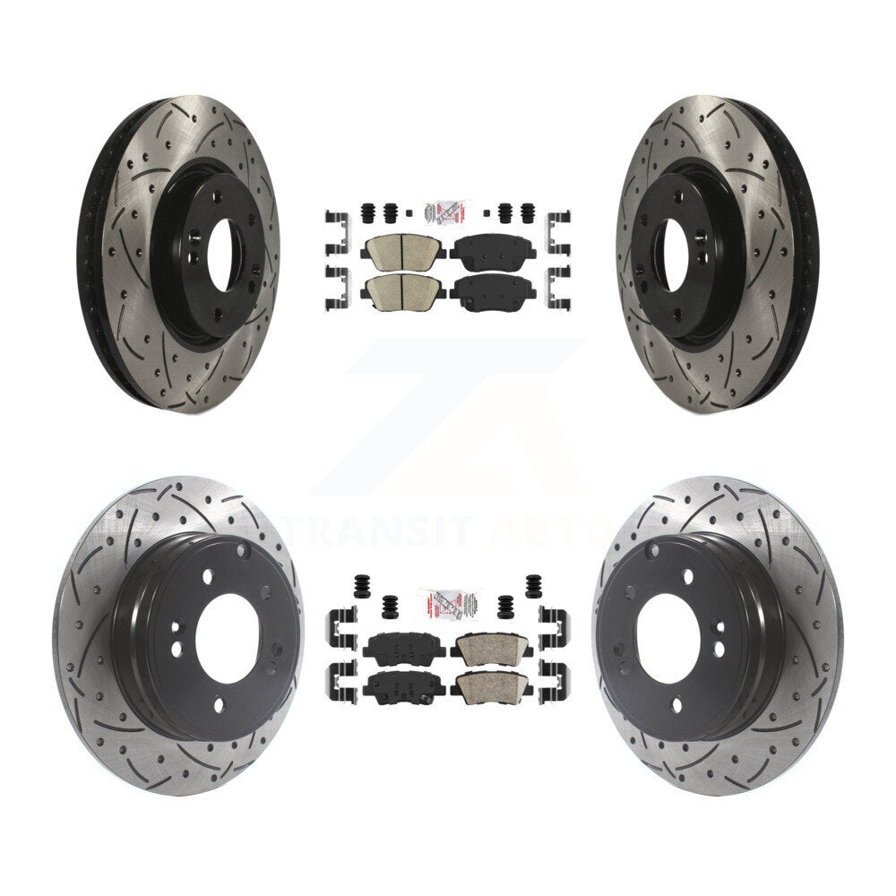 Transit Auto KDA-101154 Disc Brake Kit for 2011-2015 Hyundai Sonata, Kia Optima - Front and Rear product image