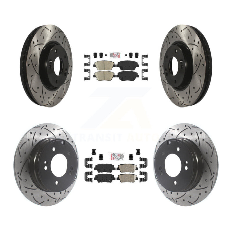 Transit Auto KDA-101154 Disc Brake Kit for 2011-2015 Hyundai Sonata, Kia Optima - Front and Rear product image