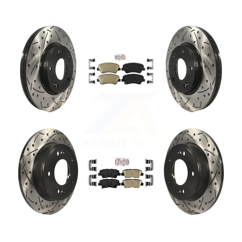 Transit Auto KDA-101159 Disc Brake Kit for 2011-2016 Hyundai Elantra GT, Kia Forte, Kia Forte Koup & more - Front and Rear product image