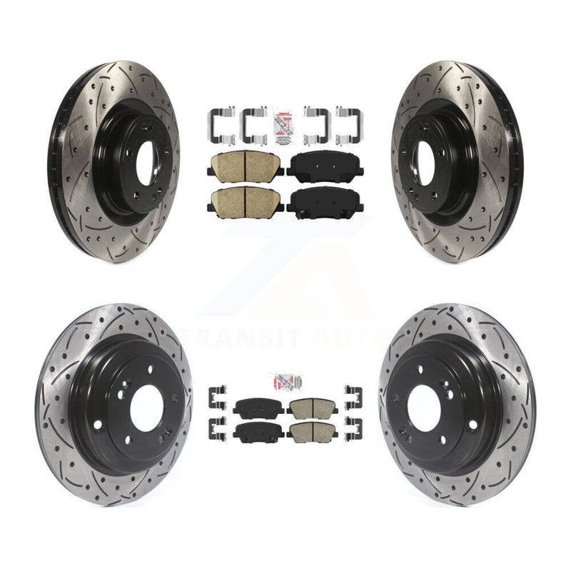 Transit Auto KDA-101163 Disc Brake Kit for 2010-2016 Hyundai Genesis Coupe - Front and Rear product image
