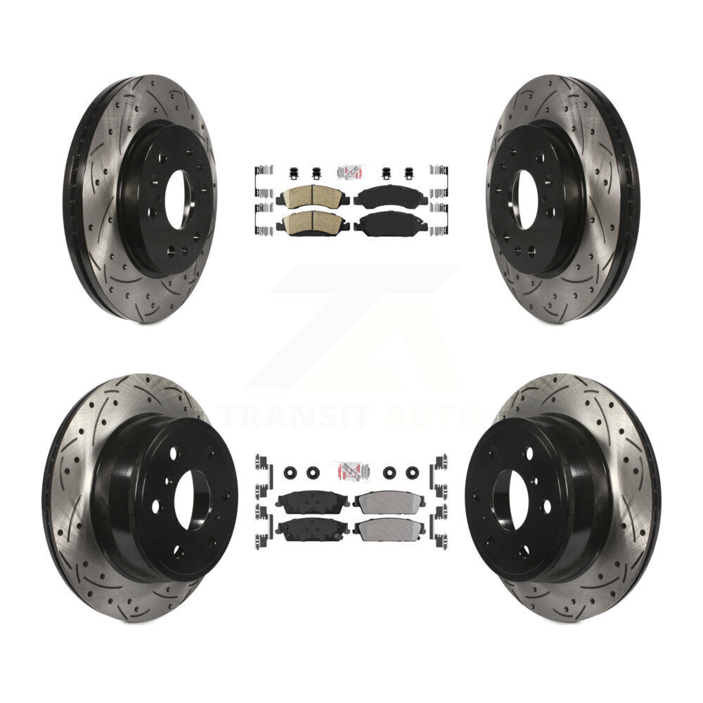 Transit Auto KDA-101172 Disc Brake Kit for 2007-2014 Chevrolet Silverado 1500, Chevrolet Tahoe, Cadillac Escalade & more - Front and Rear product image