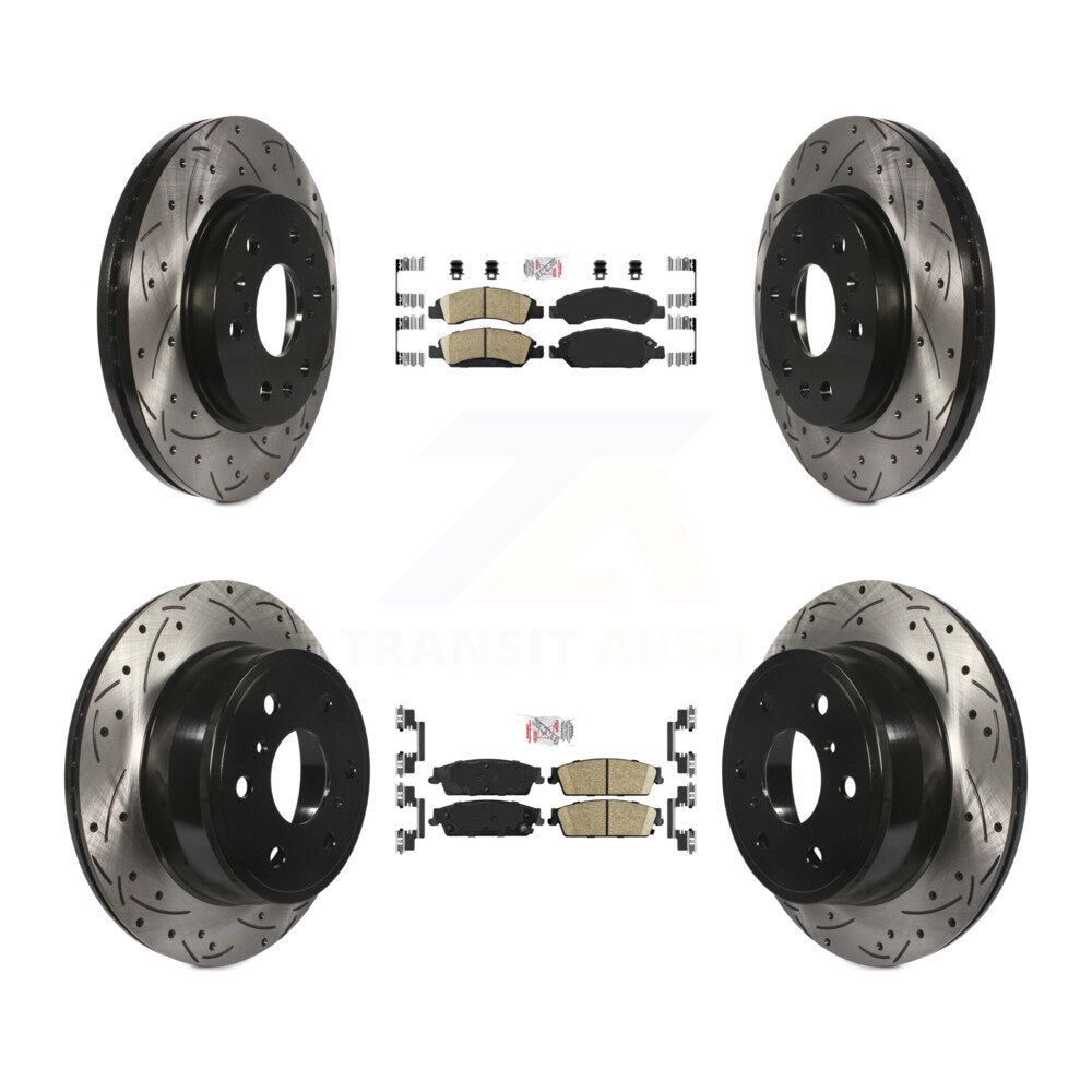 Transit Auto KDA-101173 Disc Brake Kit for 2007-2014 Chevrolet Silverado 1500, Chevrolet Tahoe, Cadillac Escalade & more - Front and Rear product image